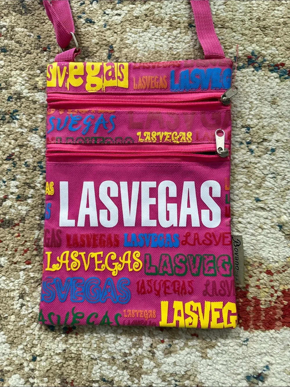 Las Vegas Canvas Crossbody Bag